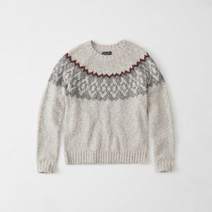 abercrombie and fitch fair isle sweater - size XS